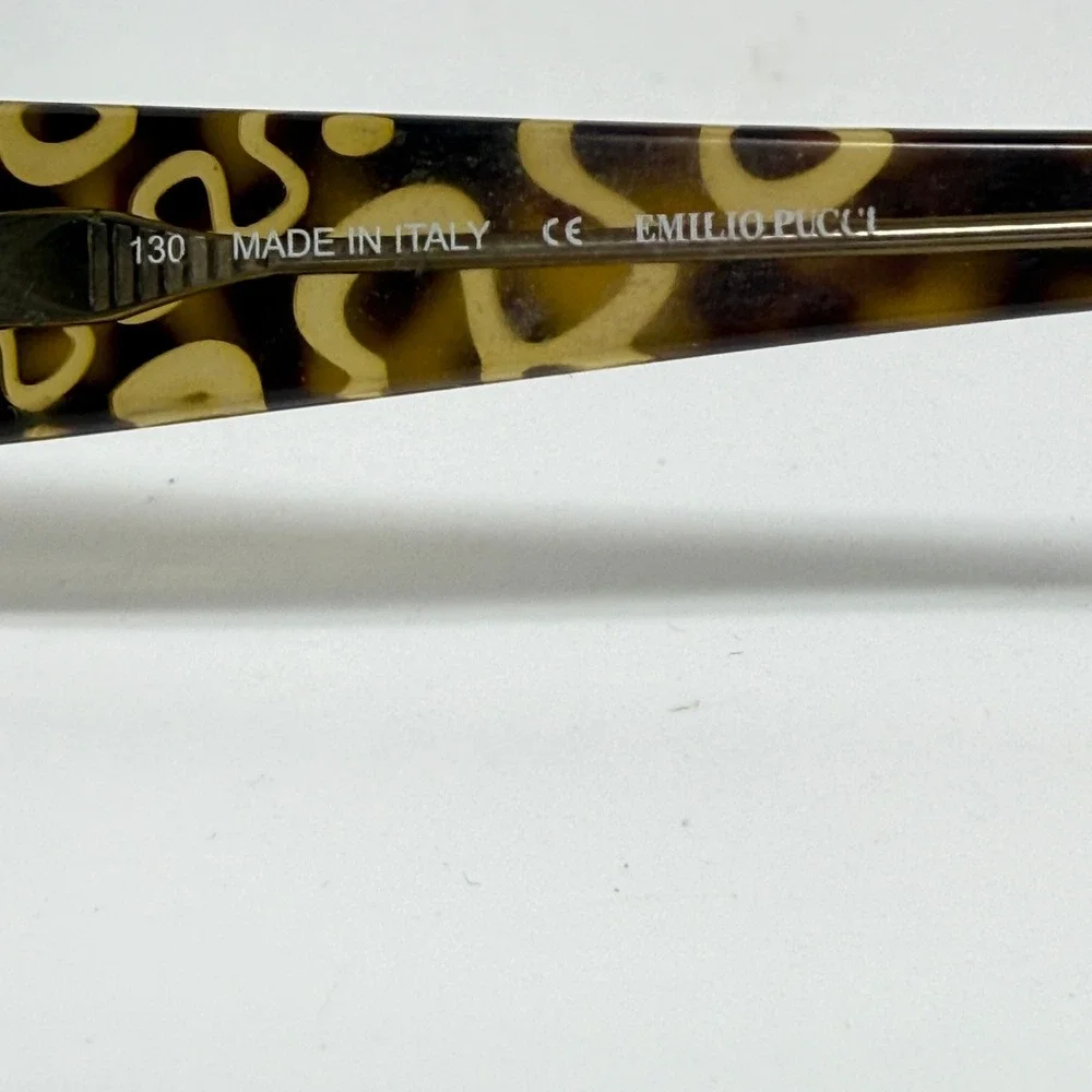 Emilio Pucci EP2654 Tortoiseshell Pattern Eyeglasses Frame Made in Italy 21046‎